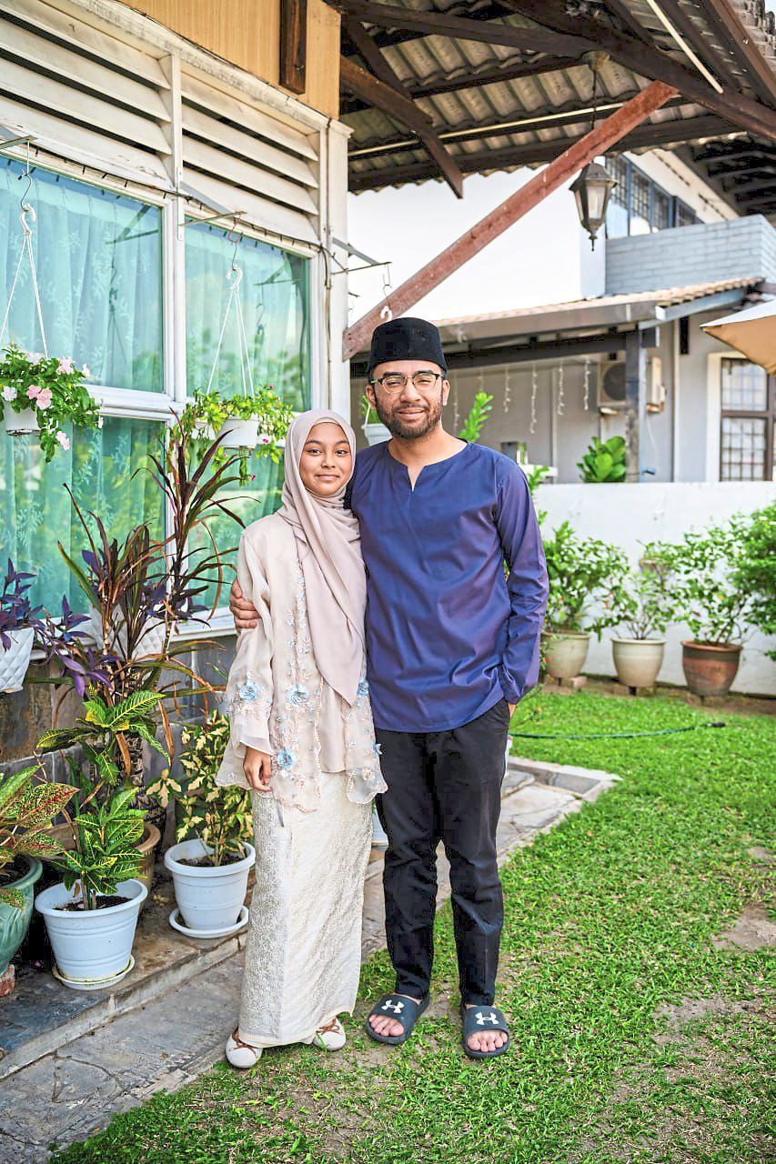When Maryam was hospitalised with an infection, Danial dropped everything to stay by her side for 10 days straight. — Photo provided