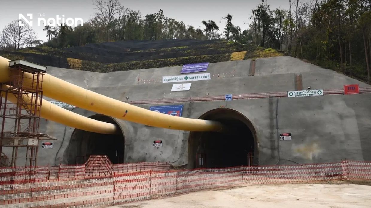 Scaffolding Collapse Kills Two at Chiang Rai Rail Tunnel Project