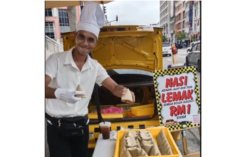 Fire sparks new start for Kota Bharu seller with RM1 nasi lemak