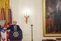 Trump says no toll on Strait of Hormuz unless US imposes one