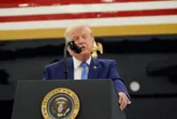 Trump blames 'terrible vandals' for Washington pool renovation woes