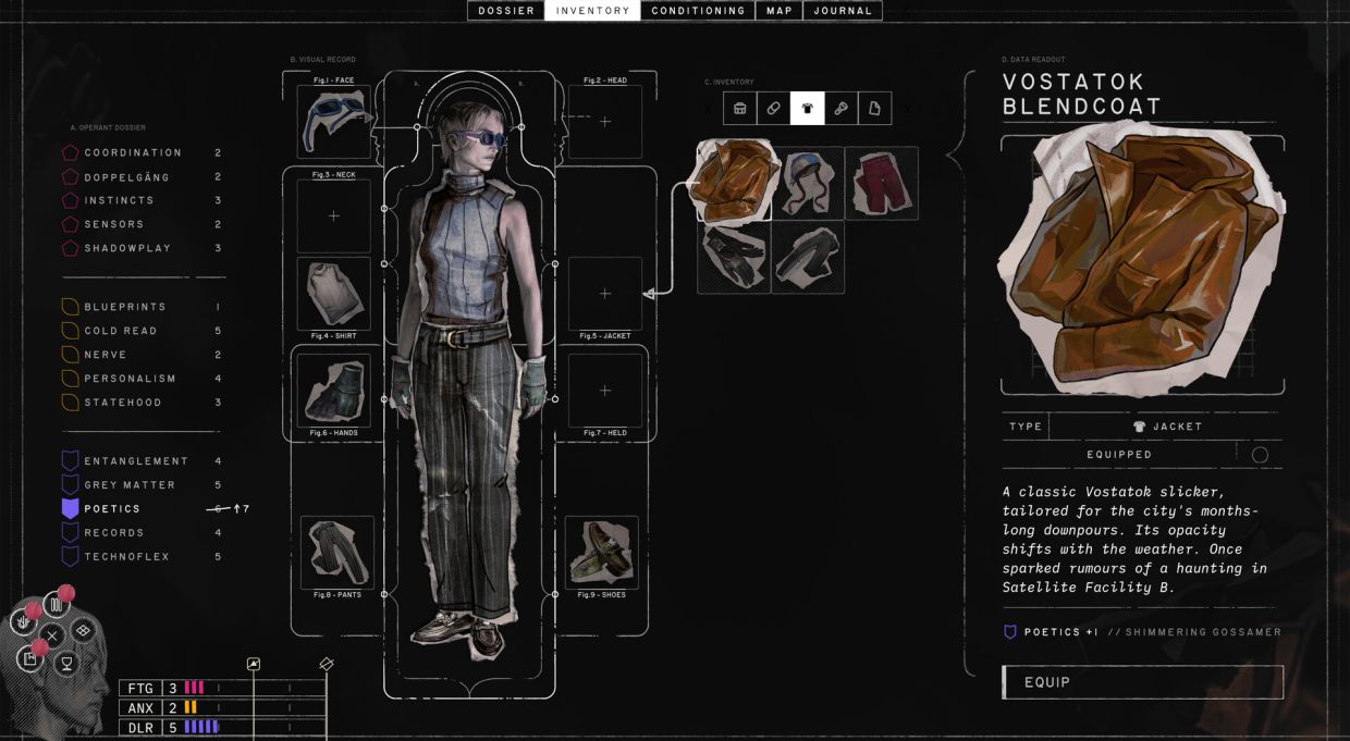 The game’s mechanics reinforce the idea that Hershel is a fallible professional moving through a complex world with limited information.