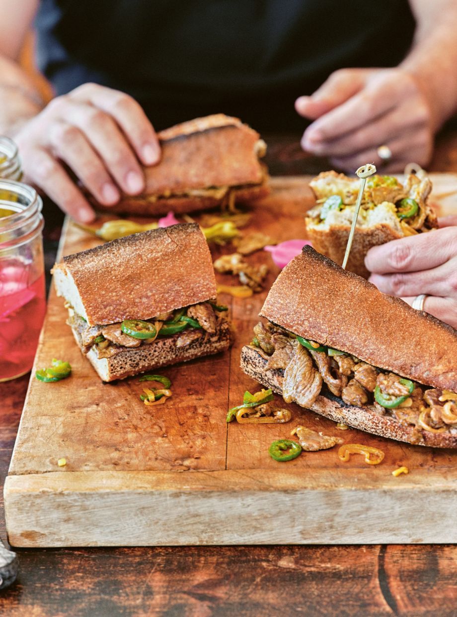 A recipe for Alexandria steak sandwiches from the cookbook 'My Egypt: Cooking from My Roots' by Michael Mina. — Photo: John Lee/Voracious via AP