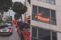 Five evacuated after fire involving charging power-assisted bicycle left unattended in Singapore condo