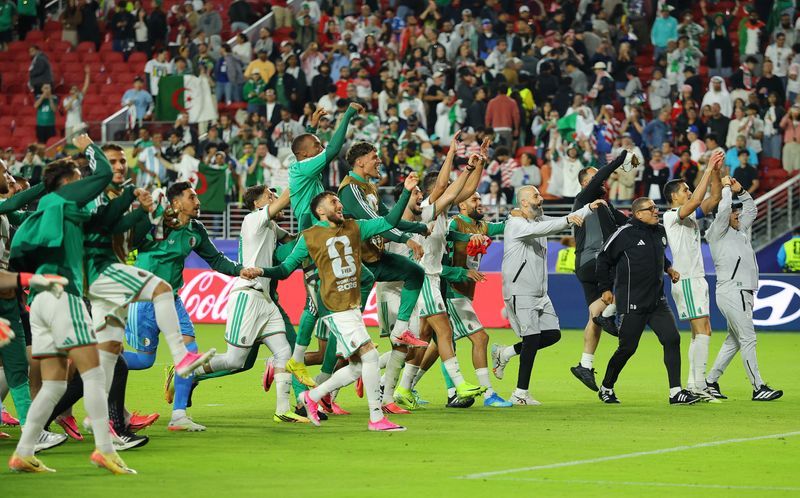 Soccer-Algeria recover from Messi mauling to show World Cup promise