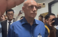 Drowning probe: Former Philippine varsity basketball coach apears before NBI