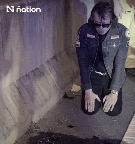 A video of the singer kneeling in grief at the scene went viral across Thailand, drawing attention in a country where influential figures are sometimes perceived as enjoying impunity. - The Nation/ANN
