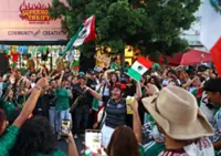 Soccer-In Los Angeles, Mexico fans make every World Cup game their own