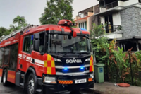 Seven rescued, five taken to hospital after fire breaks out in Singapore home