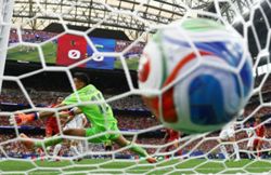 Soccer-Ronaldo becomes first player to score at six World Cup finals