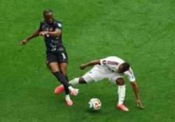Soccer-Qatar's Madibo given five-match ban for tackle that injured Canada's Kone