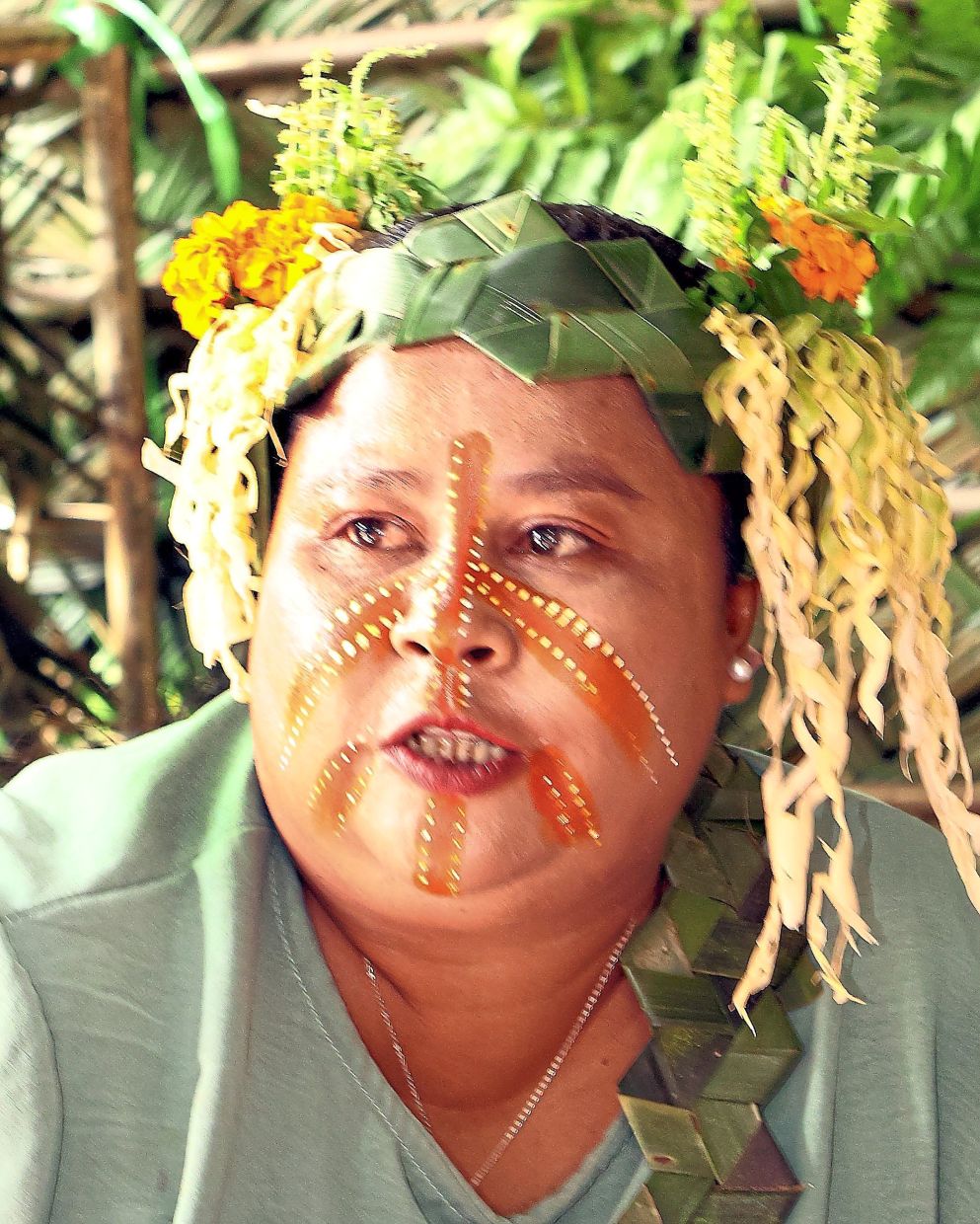 Maserna: The ‘songkok’ is a vital piece of a Semai wedding.