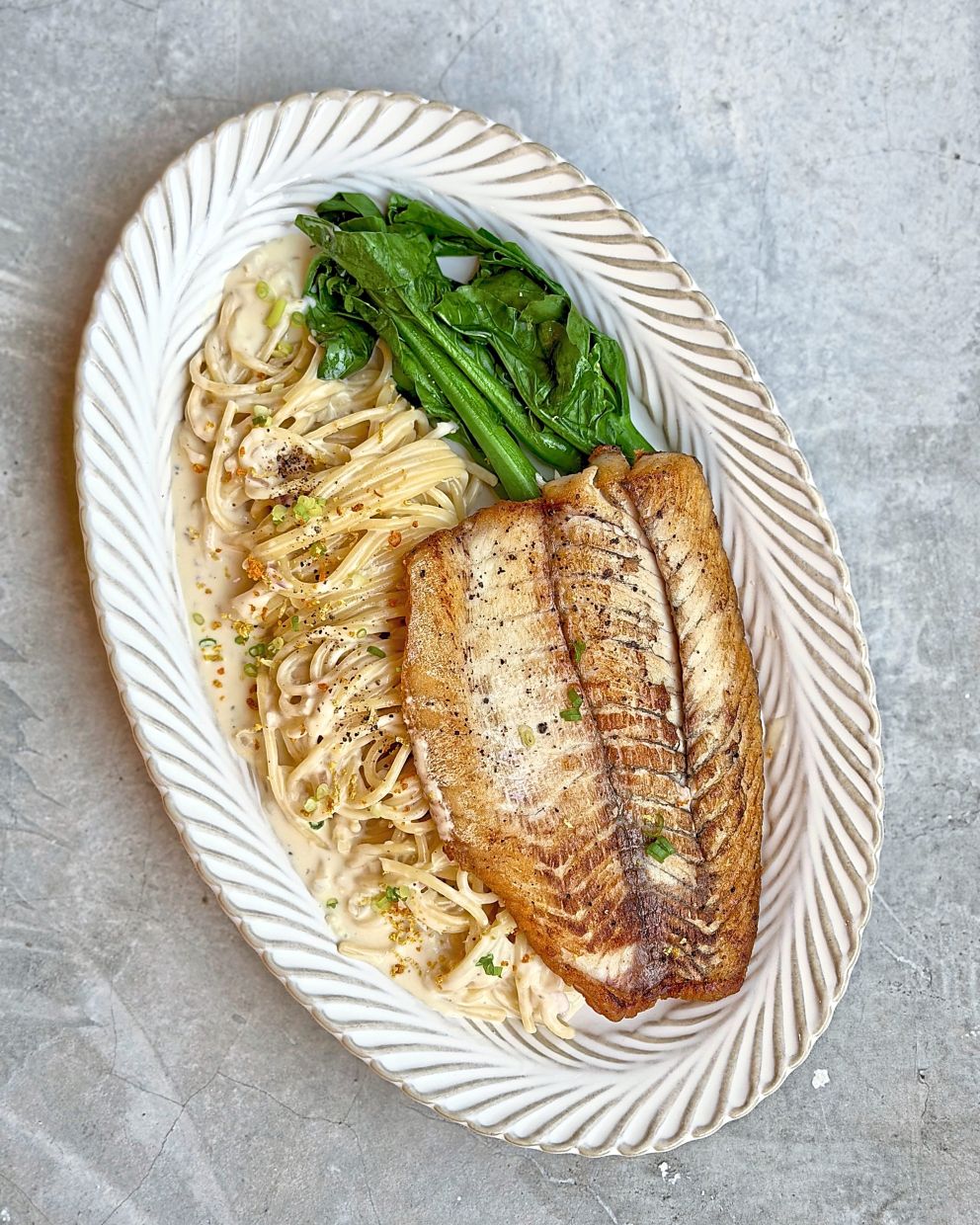 Expect to be blown away by the rich, indulgent qualities of the lemon mascarpone cream pasta dish.