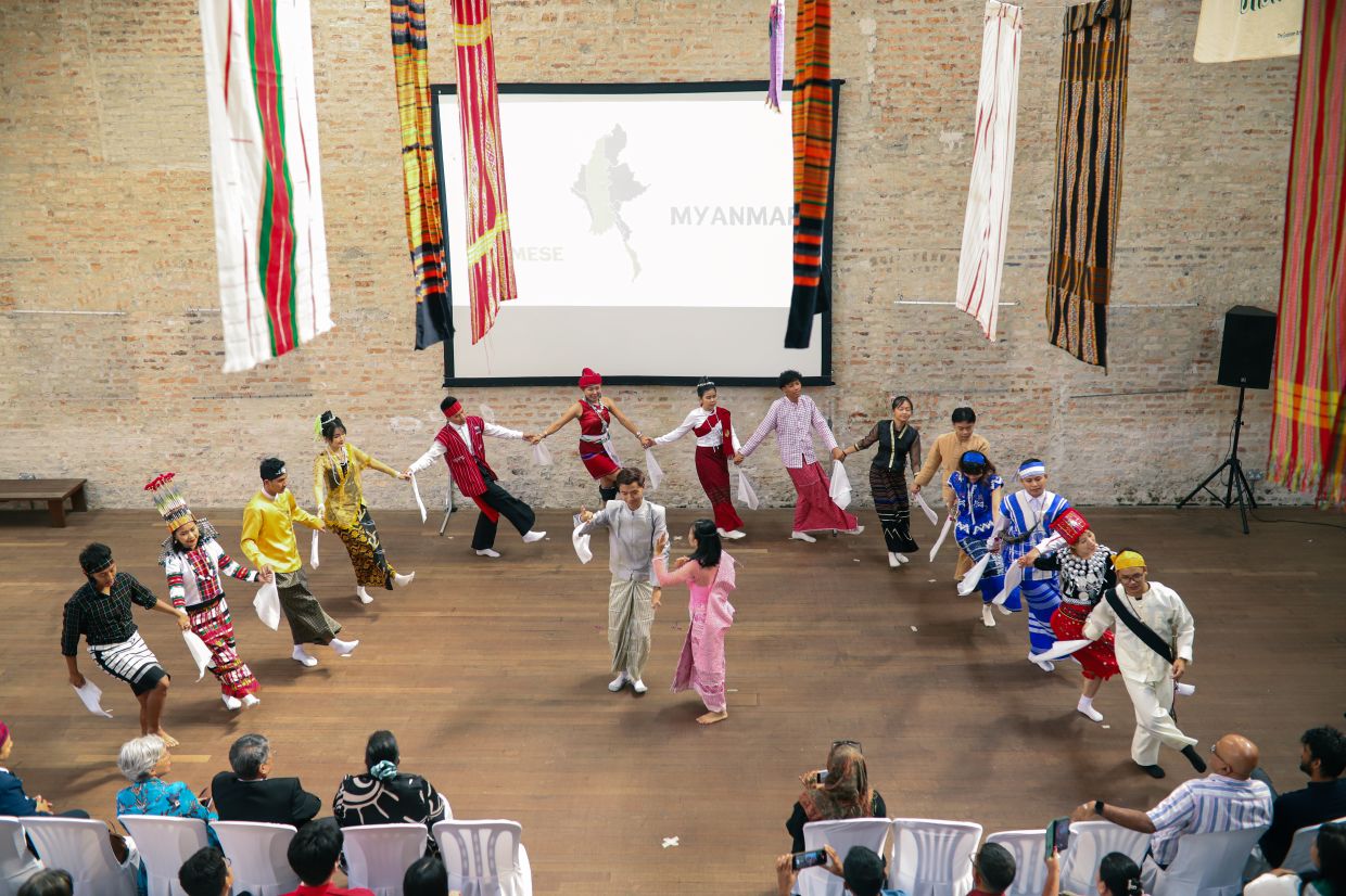 A traditional dance performance at last year's Stand With Myanmar event at the Godown Arts Centre in Kuala Lumpur. This weekend's edition returns with another lively programme celebrating Myanmar's culture. Photo: Stand With Myanmar 