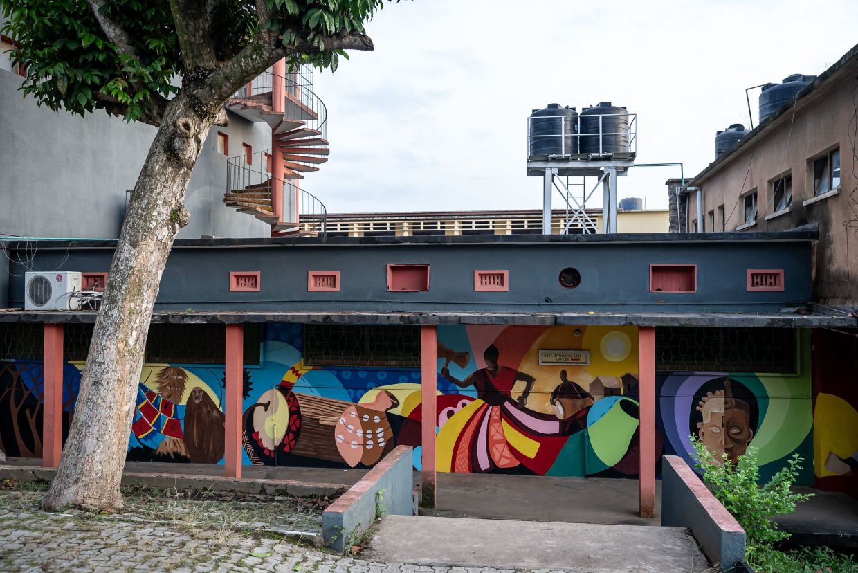 A general view of the Department of Theatre Arts at the University of Ibadan. Photo: AFP 