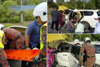 Police officer, lecturer killed in head-on crash in Lenggong