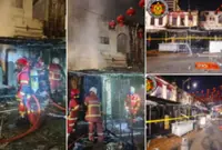 Fire destroys three business kiosks at Petaling Street market