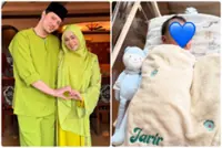 Celebrity couple Fattah Amin and Amira Othman welcome first child