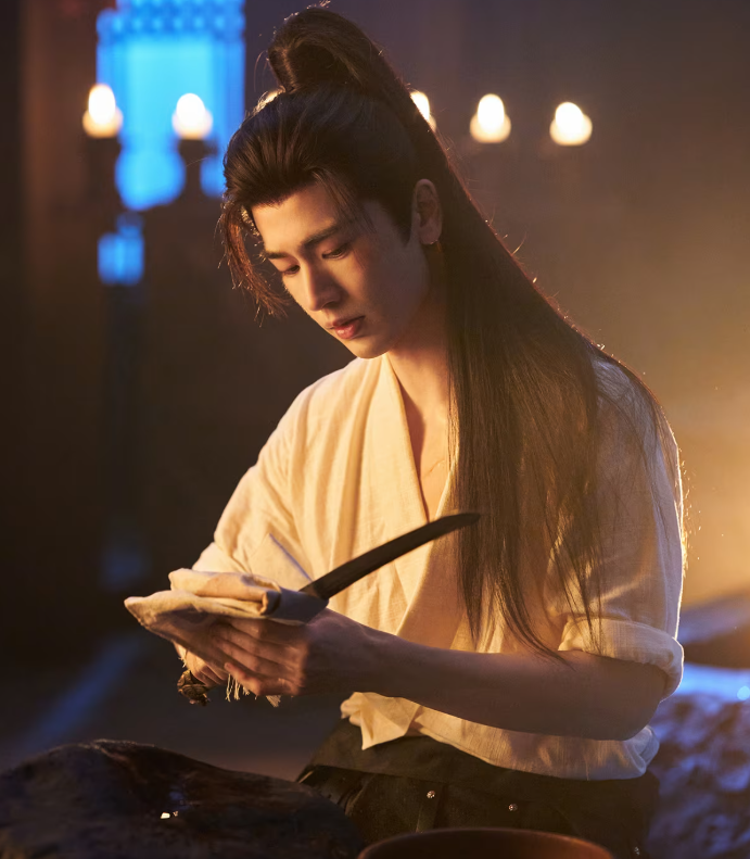 Zhang, who starred in the popular series Pursuit Of Jade, has been widely discussed for his good looks. — Handout