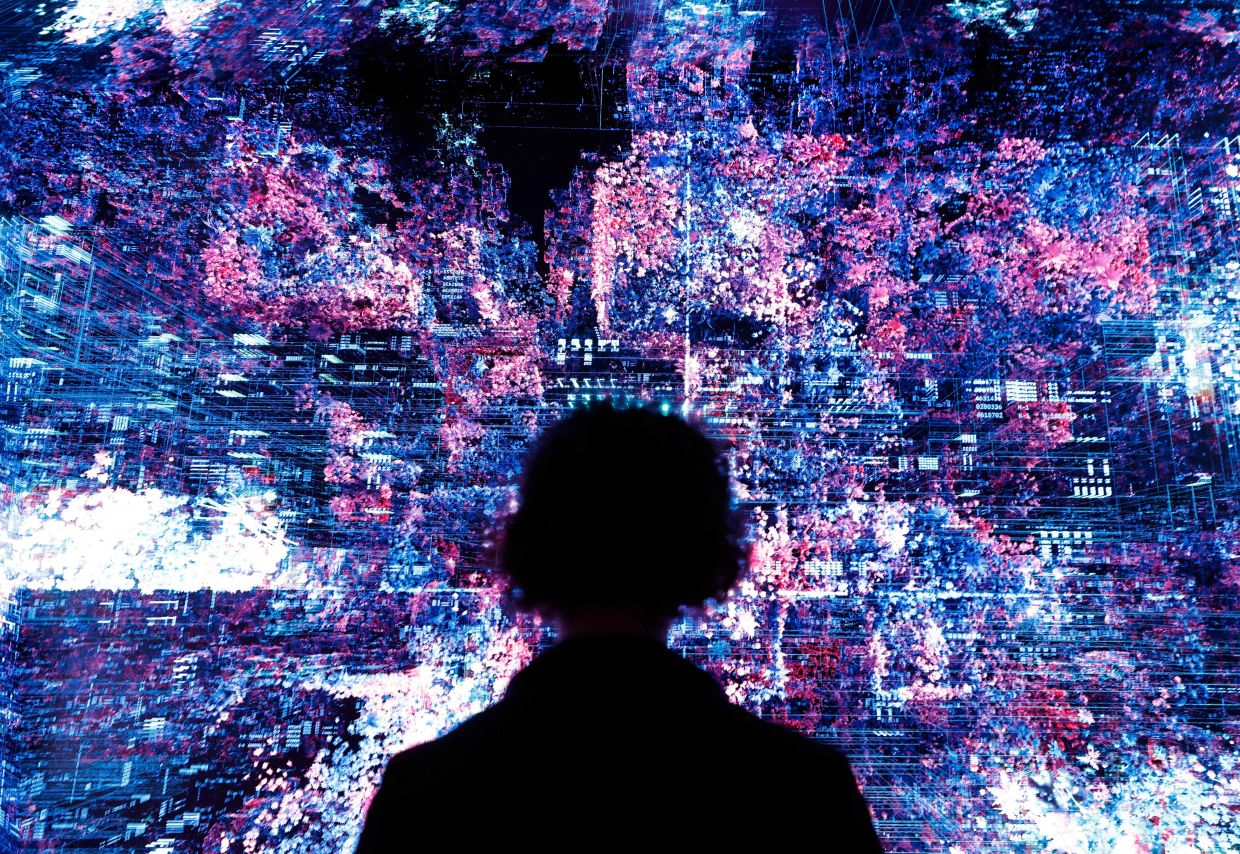Dataland is a museum where data becomes art that evolves in real time through humans and AI. Photo: AFP 