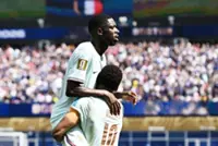 Soccer-France's Dembele steals the show with 25-minute hat-trick against Norway