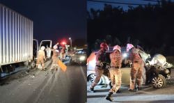 75-year-old injured after car crashes into lorry near Tapah