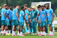 Soccer-Brazil get Japan rematch as Ancelotti's World Cup crash course faces knockout test