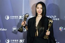 Mandopop megastar Jolin Tsai wins best album at Taiwan's annual music awards