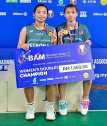 Noraqilah proves she can thrive with any partner after lifting national title