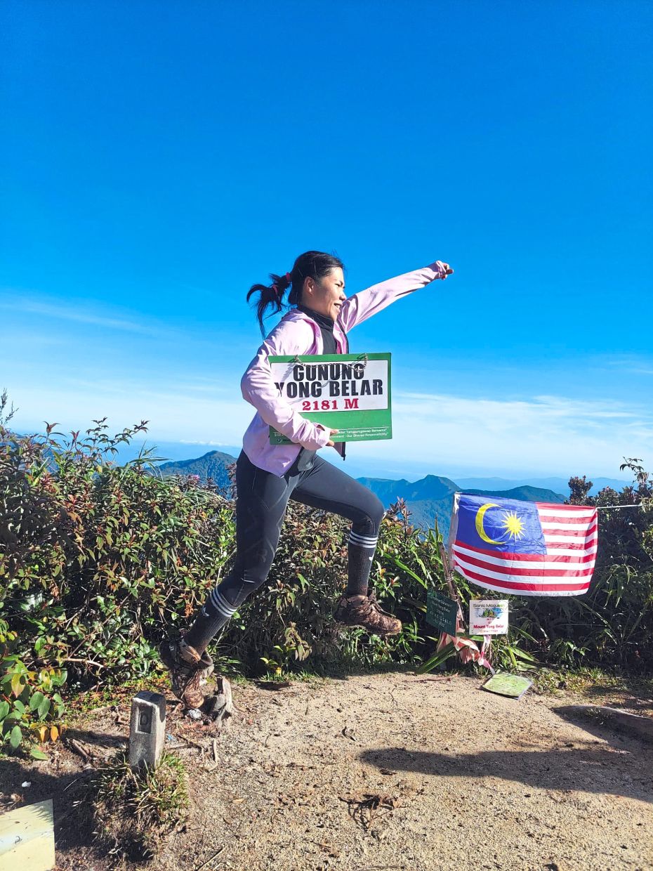 Tan has hiked at various places across Malaysia.