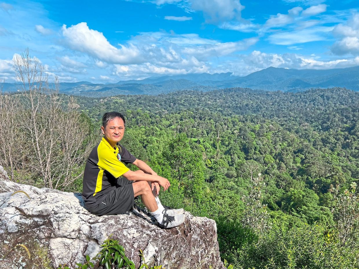 Chan says hiking is a great activity for staying fit. — KELVIN CHAN WEN PIN