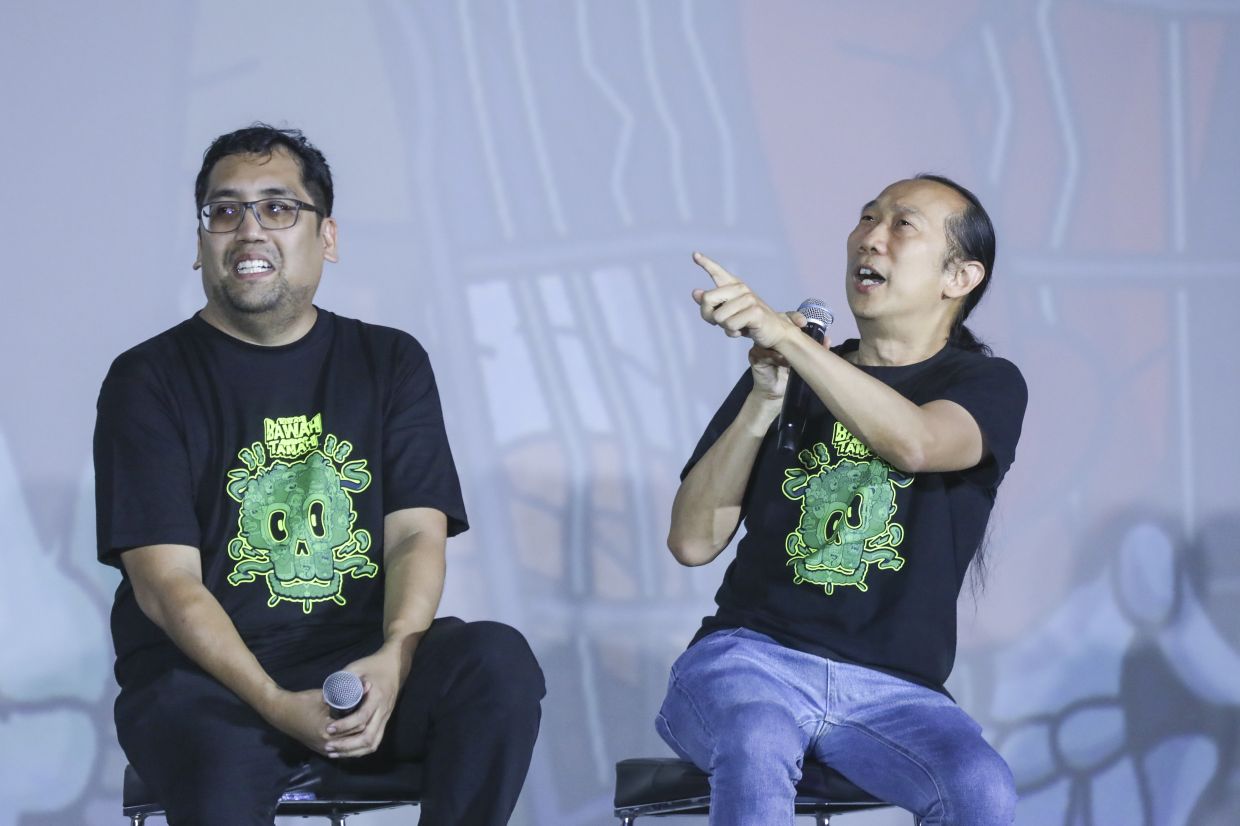 Hendra (left) and Wong hope to grow the 'Kisah Bawah Tanah' franchise beyond Malaysia and into the wider South-East Asian market. Photo: Handout