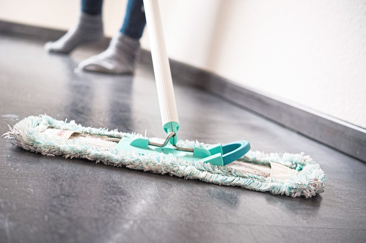 You can rarely go wrong with a mop, but the heat and moisture from a steam mop can loosen adhesives or damage laminate and hardwood finishes. — FRANZISKA GABBERT/dpa