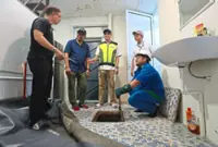 Choked septic tanks uncovered in joint operation