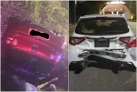 Jail for two men who drove up to 203kmh on Singapore's CTE, leading to crash in Stamford Road