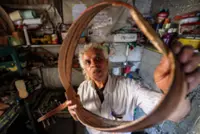 From rubble to music: meet Gaza's oud repairman