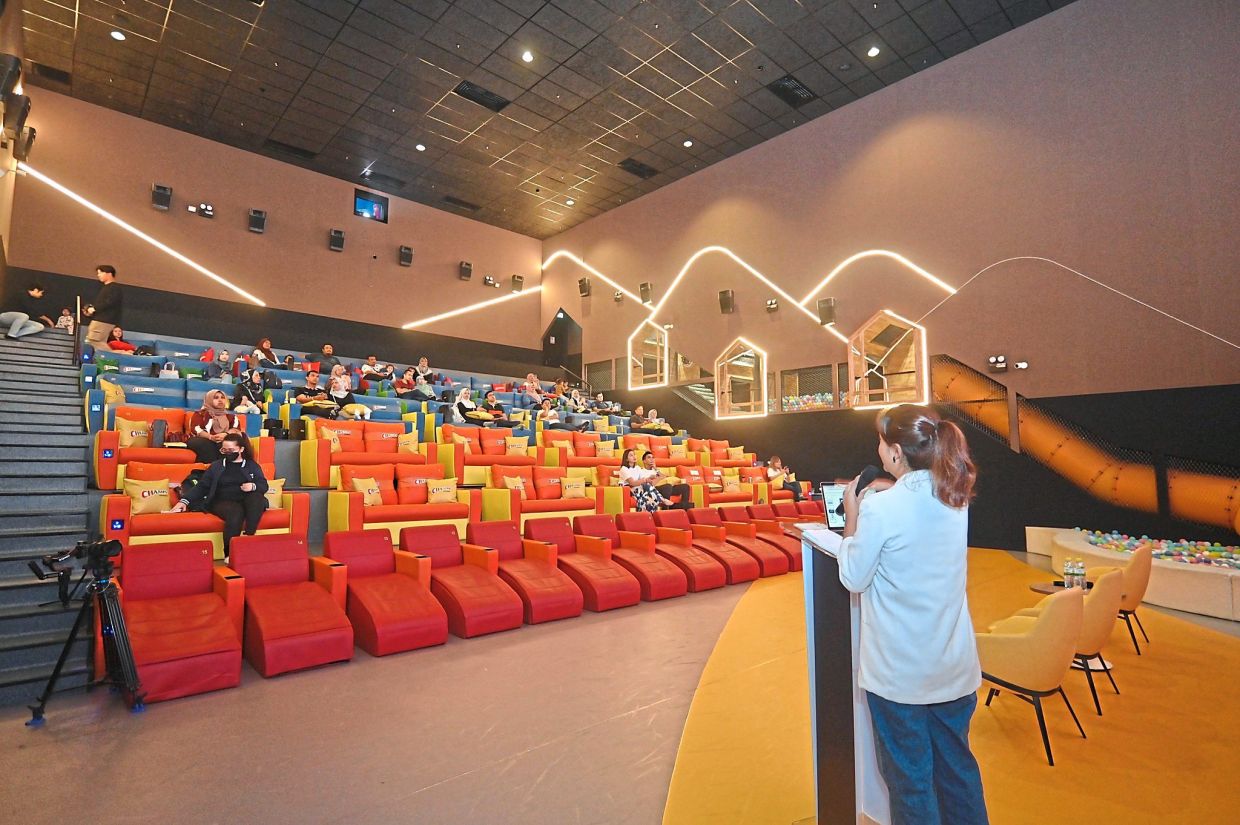 GSC Play Hall has a playground feel that is comforting for children and is utilised for the cinema chain’s dedicated sensory-friendly screenings. — Handout