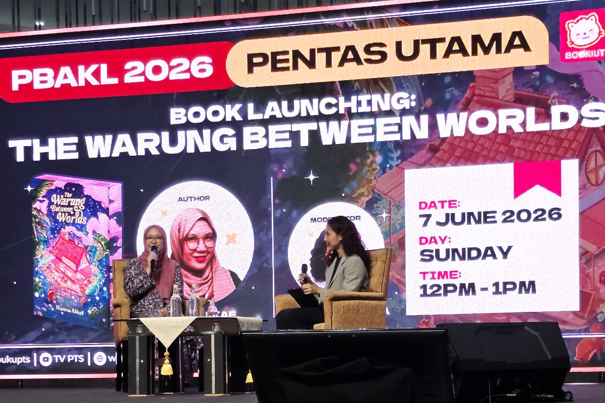 ‘The Warung Between Worlds’ was launched at the Kuala Lumpur International Book Fair at PWTC KL. — Hanis Maketab/The Star