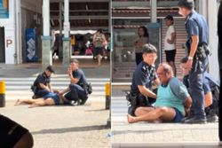 Man arrested in Singapore's Toa Payoh for obscene act, punching police officer in the face