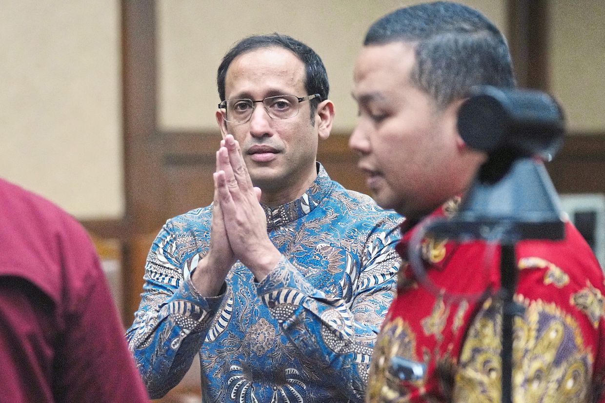 Fomer Indonesian Education Minister Nadiem Anwar Makarim.
