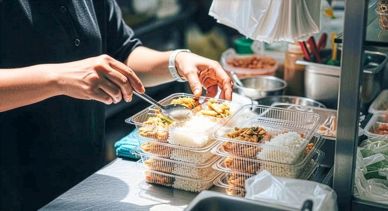 Food vendors would rather absorb the increase in plastic prices rather than risk losing their customers.
