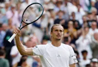 Tennis-Zverev fends off Blockx barrage to avoid first-round loss
