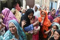 Fourteen children killed in Pakistan when tutoring centre roof collapses
