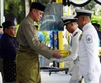 National flag hoisted to mark Brunei Ruler's 80th birthday celebrations