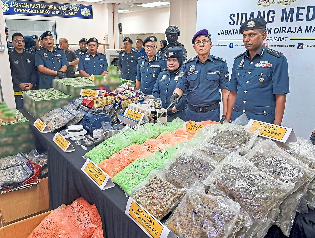 RM300mil in narcotics seized