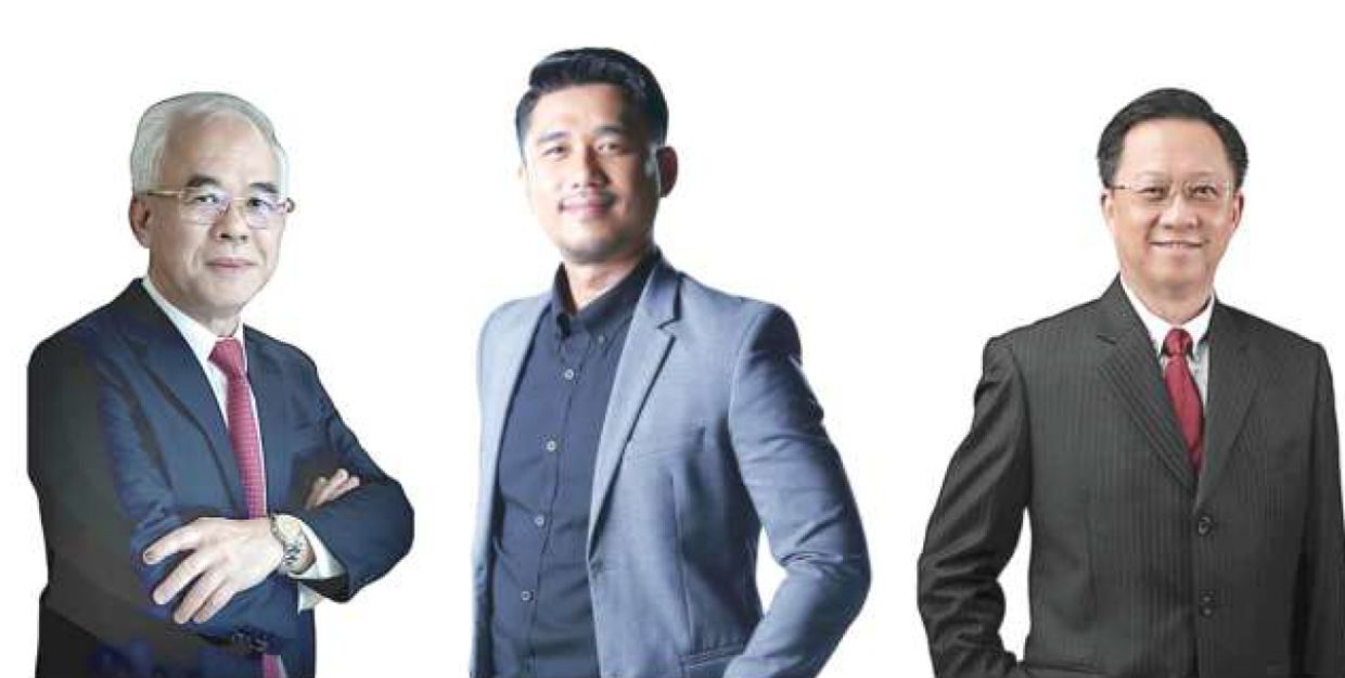 At the helm: MNPA re-elected (from left) Liew as honorary treasurer, Luqman as chairman and Chan as honorary secretary.
