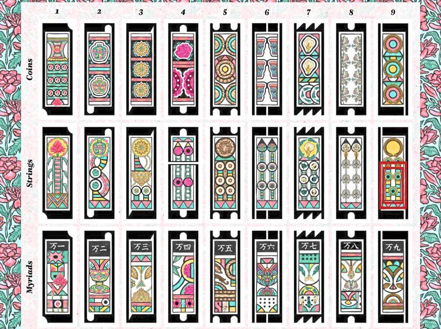 The new redesigned Cherki cards combine tradition, colours and Peranakan artistry. Photo: Lee Swee Lin