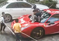 Ferrari owner in China sues ‘unapologetic’ parents whose kids scratched US$530,000 supercar