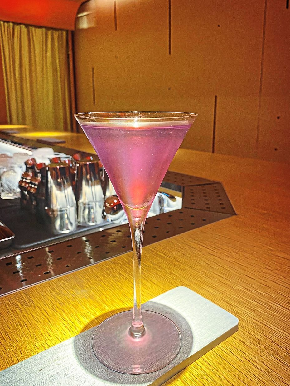 The Magic Martini from Bar Mizukami mixes ‘asam boi’, sake and gin to give a crisp and appetising twist to the classic cocktail.