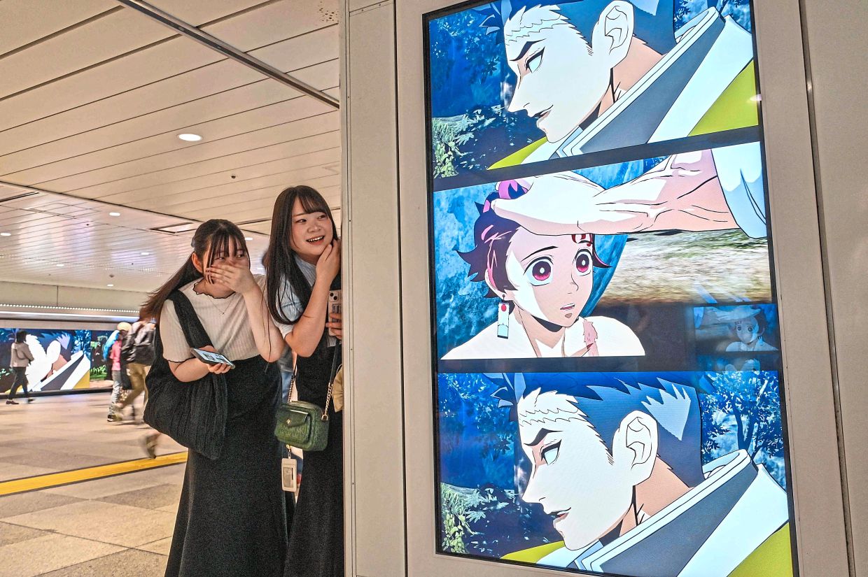 Emotional connection: Panto’s pilot study involved counselling sessions delivered by a psychologist who appeared on the screen as an anime avatar with a digitally altered voice. — AFP